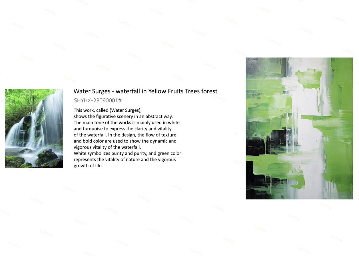 Lukisan Minyak Artistik - Alunan Kehidupan