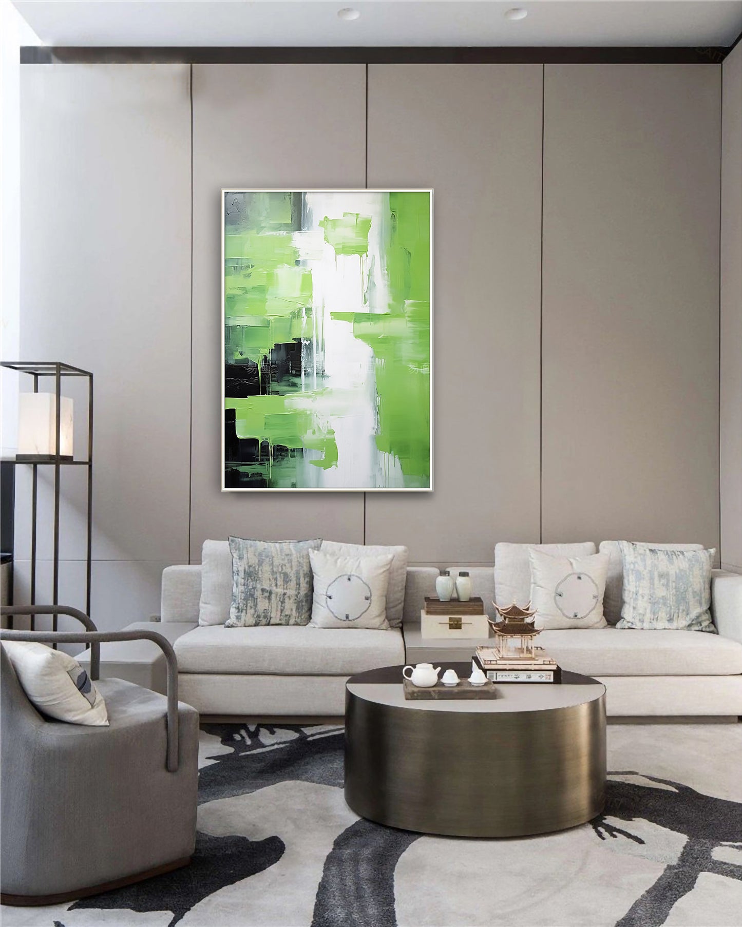 Lukisan Minyak Artistik - Alunan Kehidupan