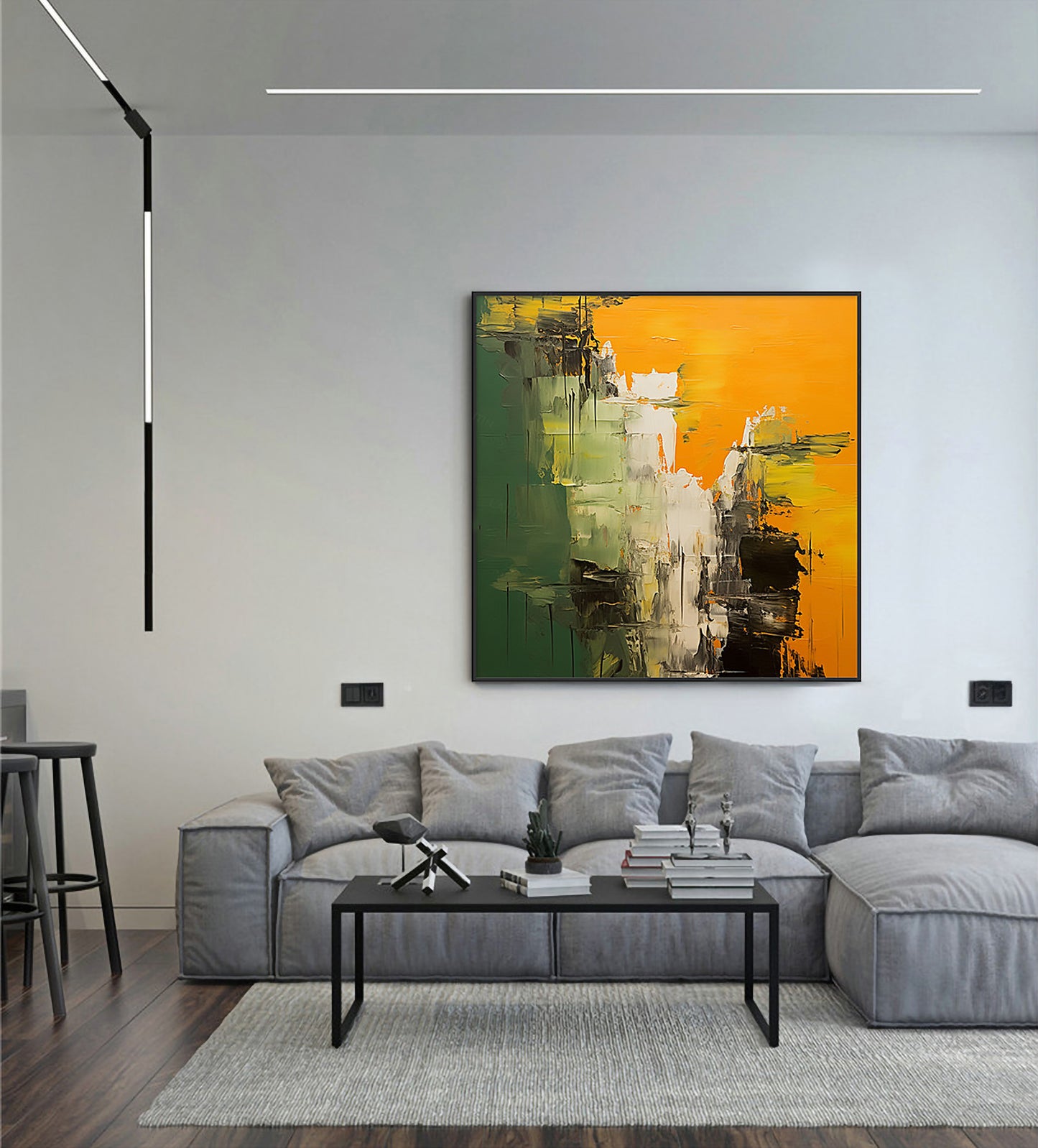 Lukisan Minyak Artistik - Irama Keagungan