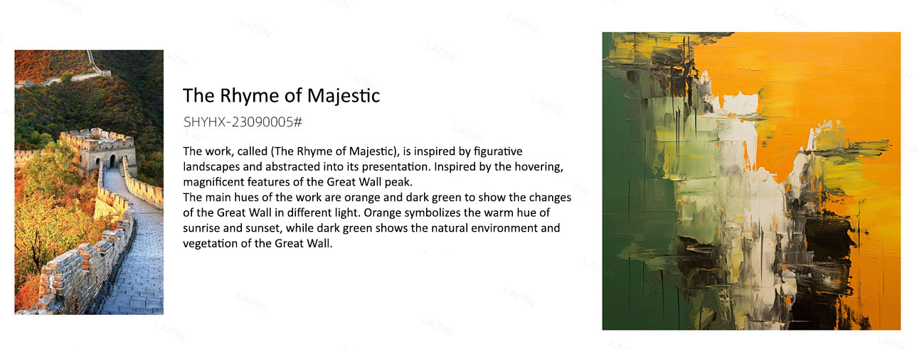 Lukisan Minyak Artistik - Irama Keagungan