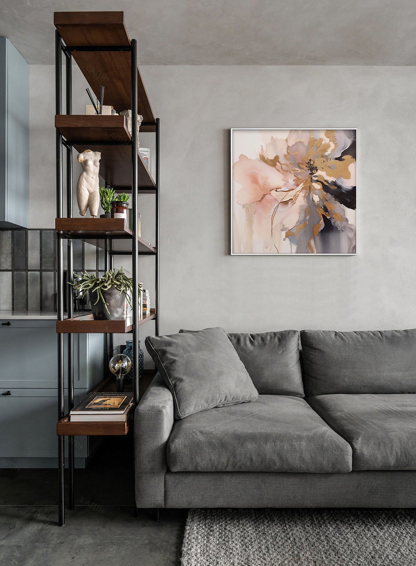 Lukisan Seni Bendalir Abstrak - Asal Usul Kewujudan Seriés A