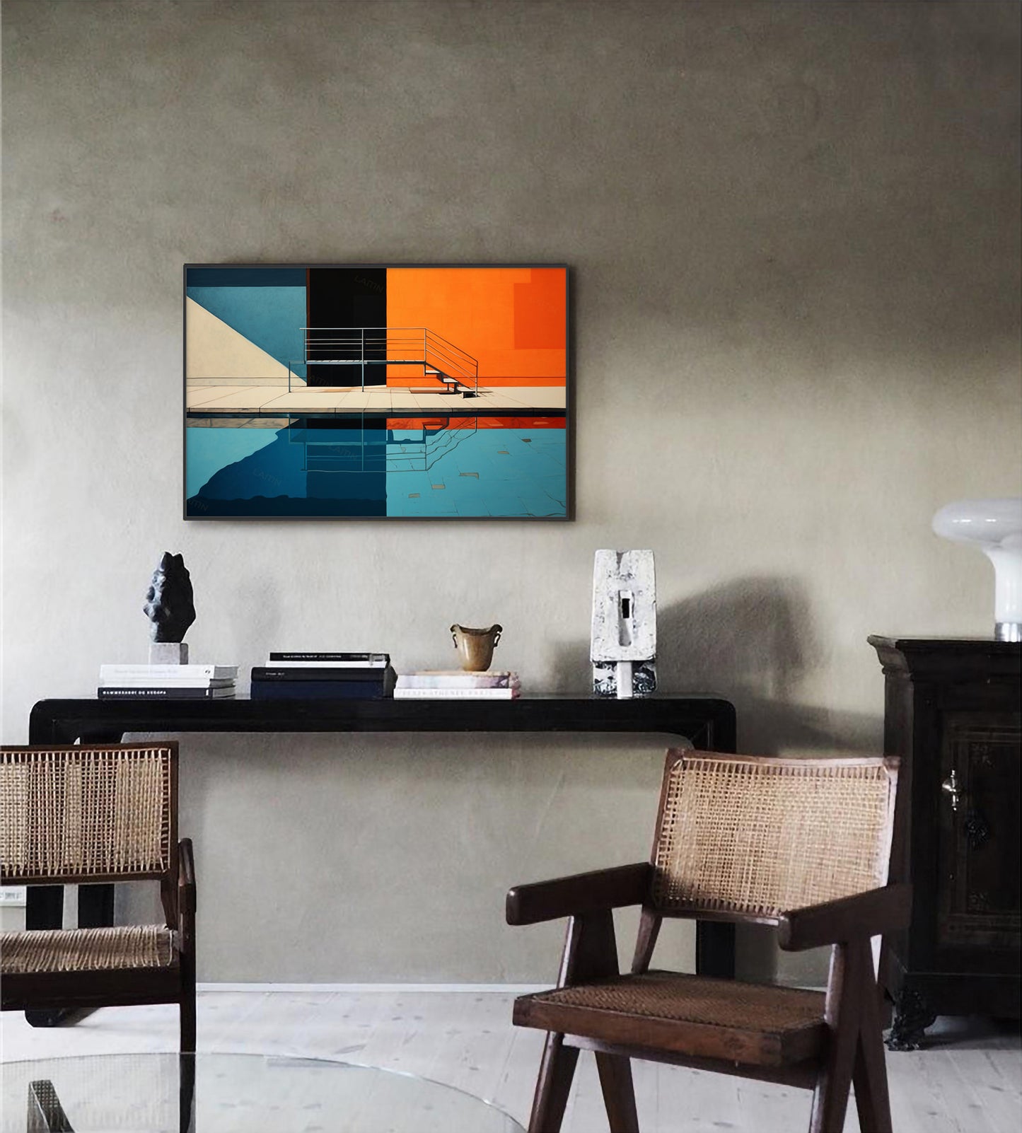 Lukisan Minyak Moden - Impian Jernih