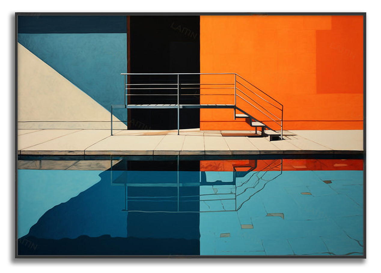 Lukisan Minyak Moden - Impian Jernih