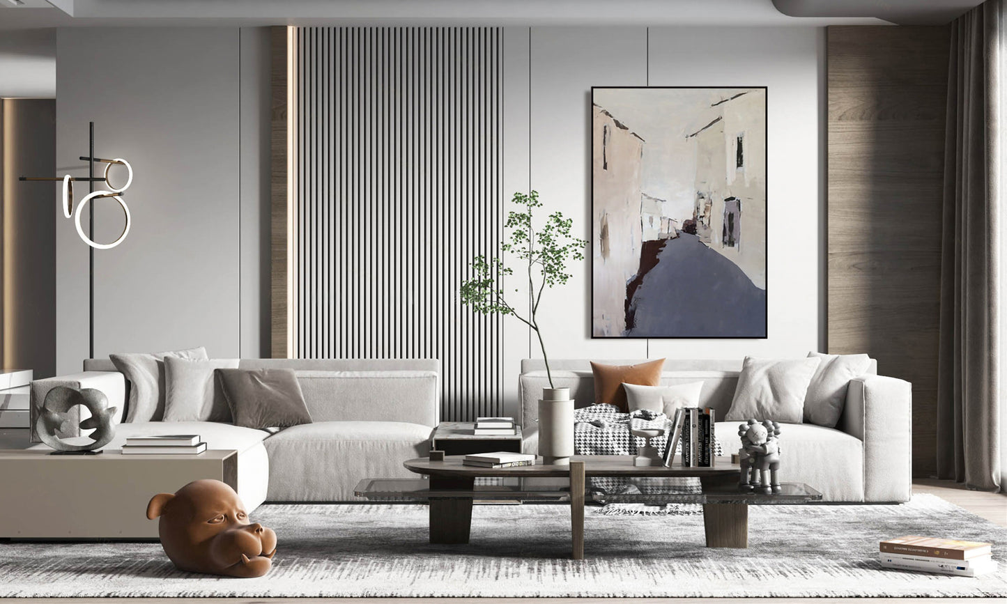 Lukisan Minyak Artistik - Lorong Damai