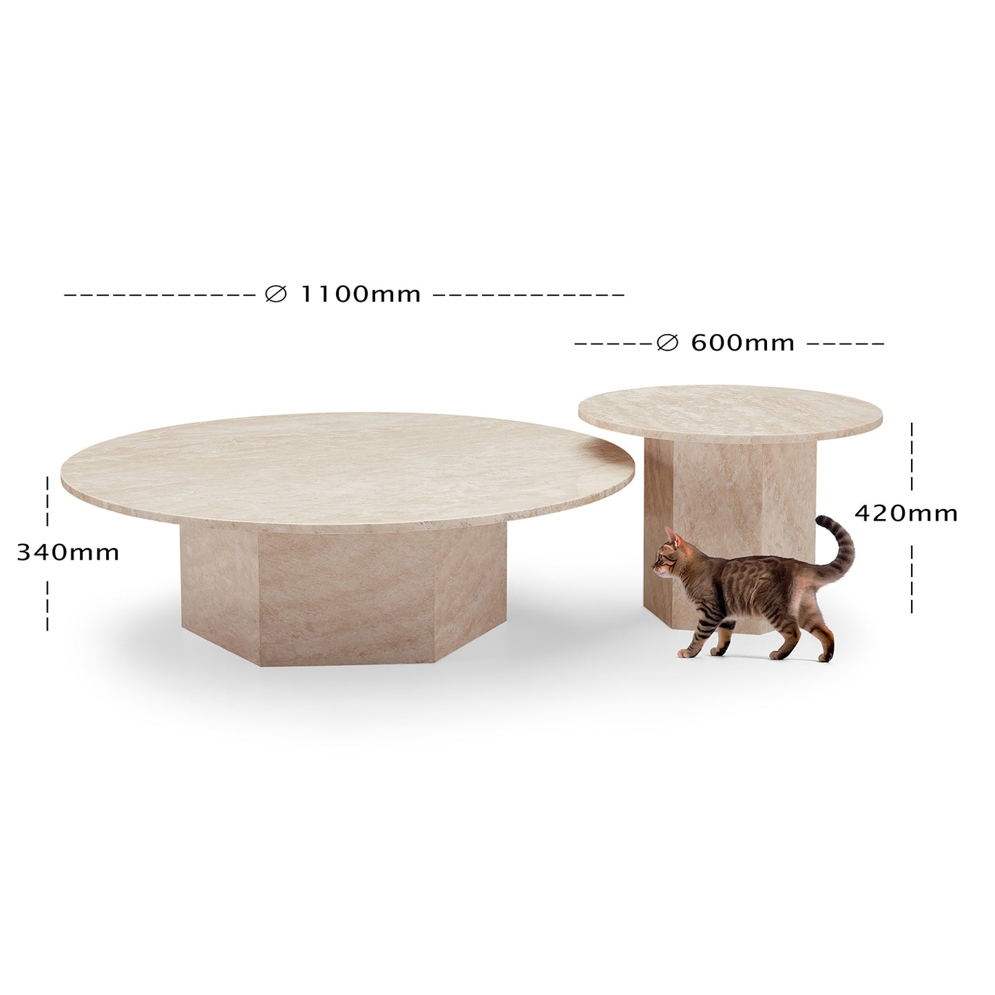 The Travertine Coffee Table by LUMA