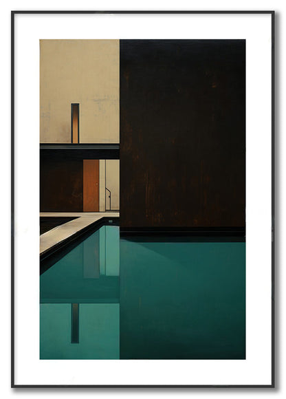 Modern Oil Painting - Pool In Me