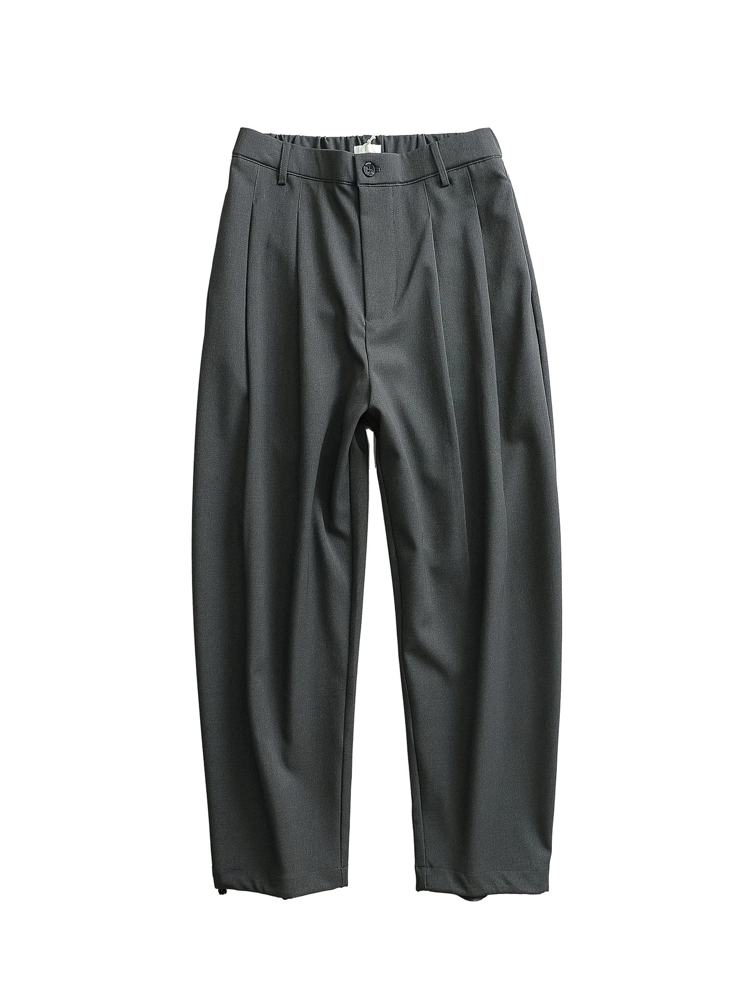 [See Chuan] autumn Japanese commuter cleanfit wide version minimalist twill anti-wrinkle casual trousers men