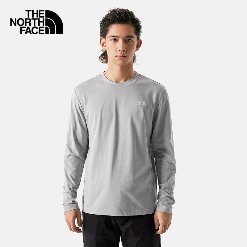 North Face Long Sleeve T-Shirt Men's Spring and Autumn TheNorthFace Outdoor Cotton Comfort Crew Neck Leggings Thin Sweatshirt 7QVD