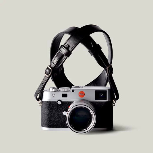 Gikani Hardgraft United Kingdom fashion brand vintage leather Leica mirrorless camera shoulder strap SLR camera strap