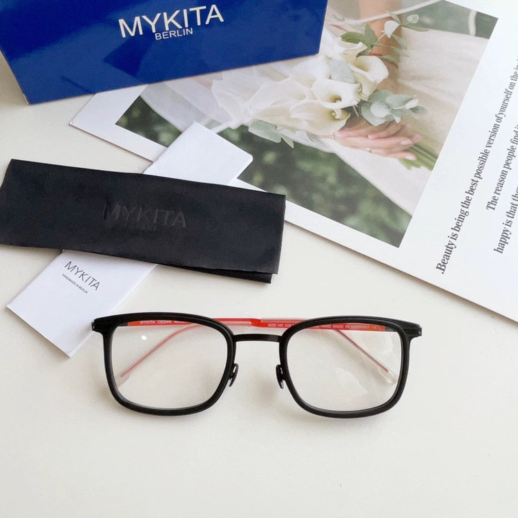 German LUMA-mykita square screwless handmade ultra-light myopia glasses frame optical glasses frame thin steel CEDAR