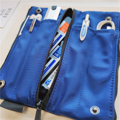 Japan Luddite pen case, CORDURA multifunctional storage bag, light and wear-resistant, double-layered multi-pocket quick drying