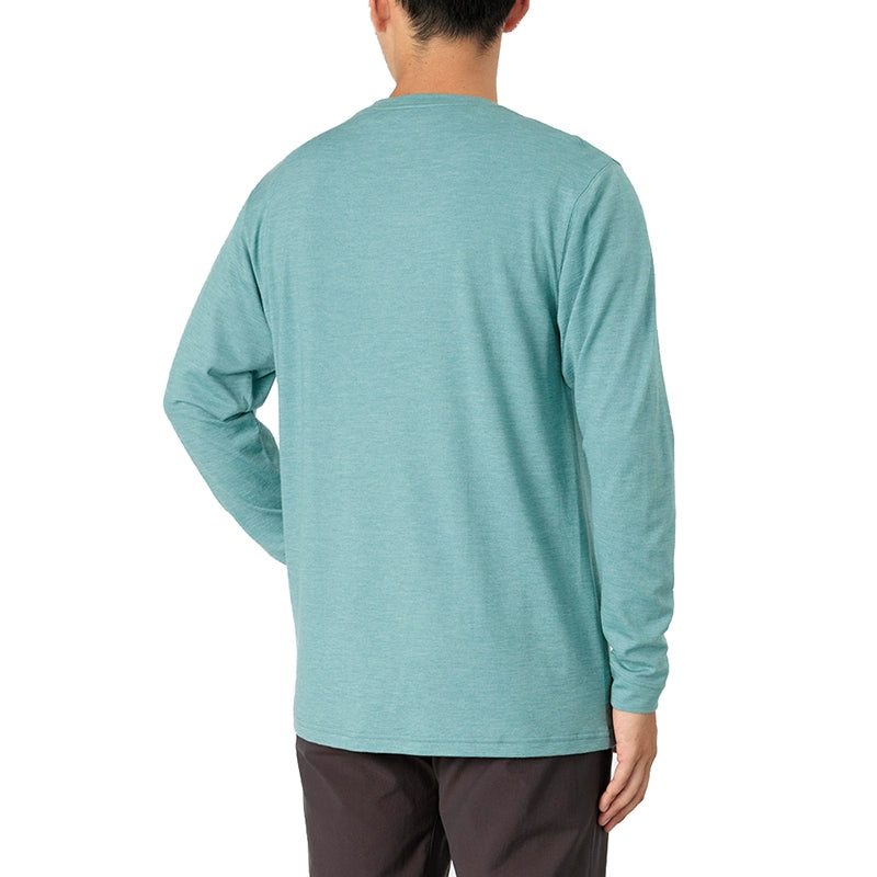 Montbell Japan Fall-Winter 2024 New Outdoor Merino Wool Long Sleeve T-Shirt Round Neck Unisex