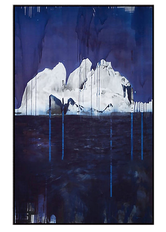 Artistic Oil Painting - Iceberg In Blue