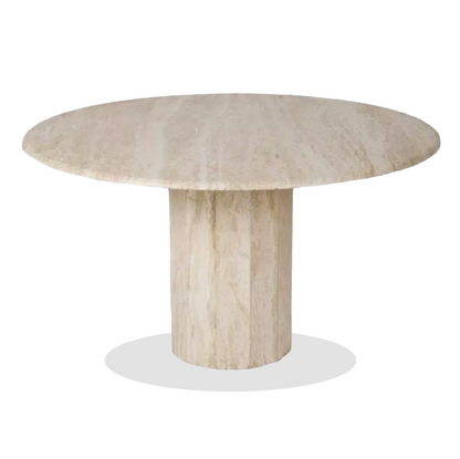 The Travertine Dining Table by LUMA